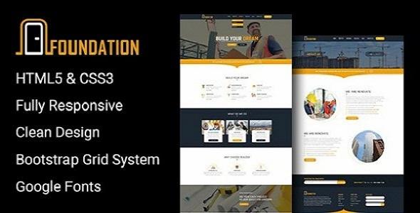Foundation Html Template